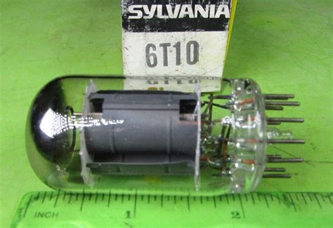 Sylvania 6T10 Vacuum Tube TV Guitar Ham Radio NOS 12 Pin NIB USA