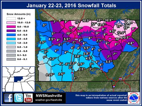 Precipitation & snowfall maps for november & december are available. January 22-23, 2016 Snowstorm