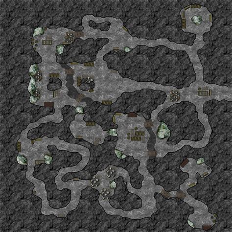 The Mines Fantasy Map Dungeon Maps D D Maps