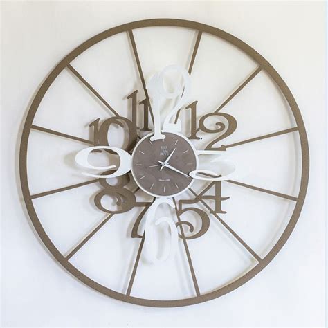Kalesy Arti And Mestieri Clock In Beige And White Wall Clock Design