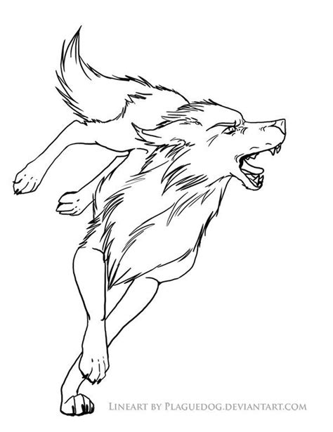 Wolf Pup Lineart Ms Paint