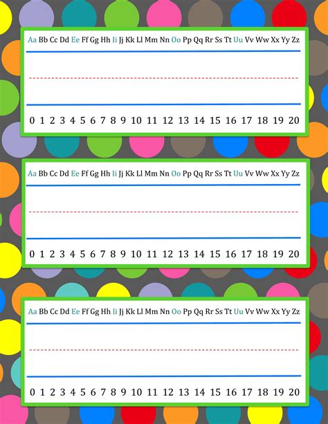 Printable Desk Name Plates For Students Printable Word Searches