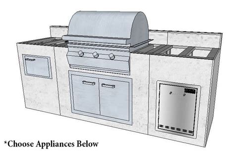 Consider cabinet finish, backsplash, tile, and countertop shapes and materials when determining which appliance package will make the most fashionable addition to your kitchen design. DIY Packages Build Your Own Alexandria | Outdoor kitchen ...