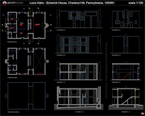 Autocad Tiny House Plans House Floor Plans Louis Kahn Plan Louis