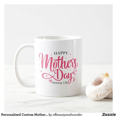 Personalized Custom Mothers Day Coffee Mug Diy Ts