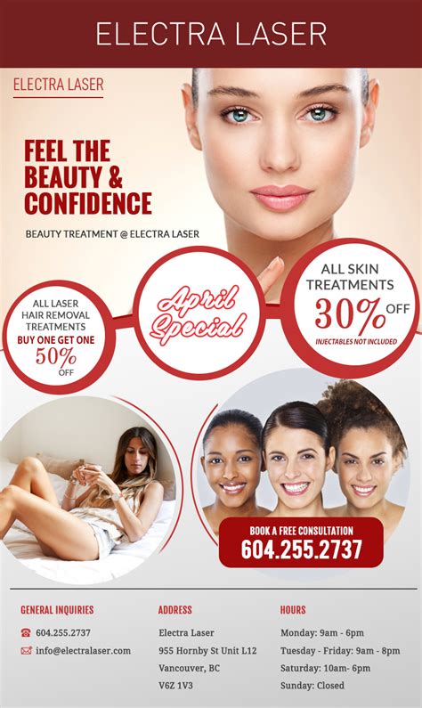 Although not everyone sees permanent hair removal, laser hair removal treatments do result in less hair regrowth. April Specials on Laser Hair Removal & Skin Treatments ...