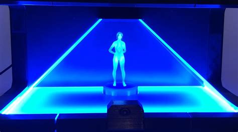 Halo Fan Creates Real Life Cortana Hologram