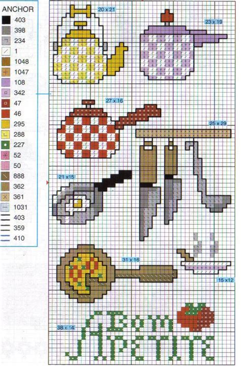Explora o álbum mickey e sua turma ponto cruz do(a) dinha ponto cruz no pinterest. Gráficos de Ponto Cruz em PDF: Cozinha 4