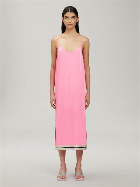 Slip Dress In Pink Palm Angels® Official