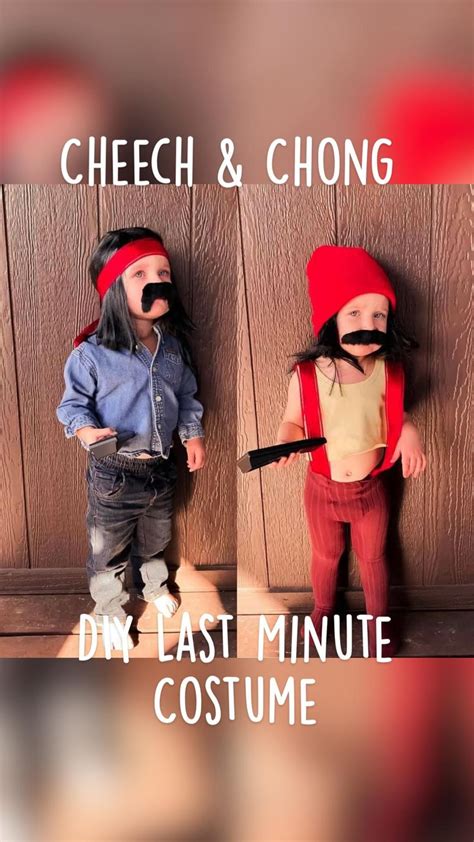 Cheech And Chong Diy Last Minute Halloween Costume Couple Costume