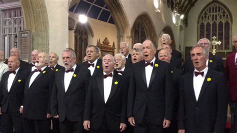 Welsh National Anthem Tenby Male Choir June 2017 Youtube