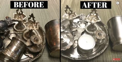 How To Clean Silver Homemade Tarnished Silver Cleaner Emop