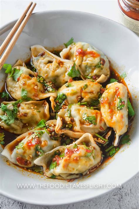 Steamed Dumplings With The Best Dipping Sauce The Foodie Takes Flight