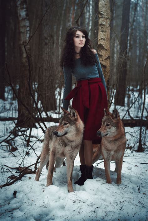 Girl With Wolves By Tatiana Kuznetsova On 500px Girl With Wolf