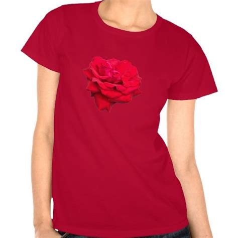 A Single Red Rose Womens Basic T Shirt Shirts Monkey T Shirt Text