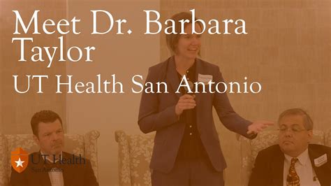 Meet Dr Barbara Taylor Youtube