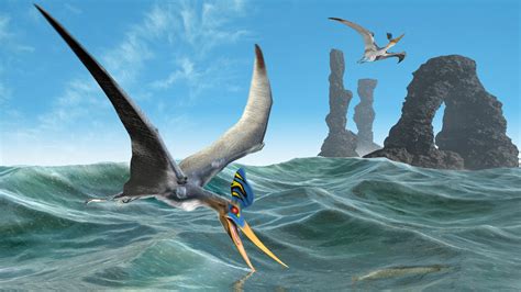 Flying Over The Sea Dinosaurs Wallpapers And Images Wallpapers