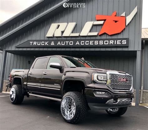 2016 Gmc Sierra 1500 With 22x14 76 Hostile Fury And 33125r22 Nitto