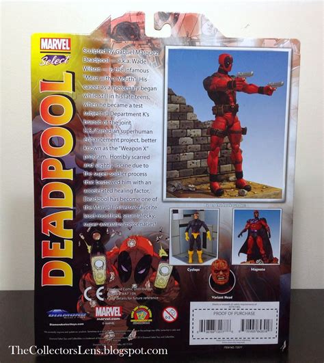 The Collectors Lens Tt Diamond Select Toys Marvel Select Deadpool