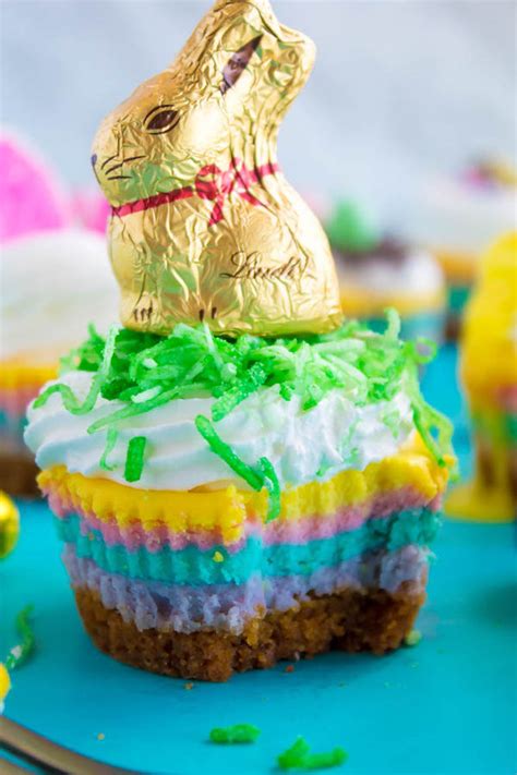 Mini Easter Cheesecakes ~ Recipe Queenslee Appétit