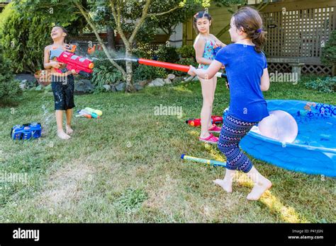Pool Water Water Fight Hi Res Stock Photography And Images Alamy