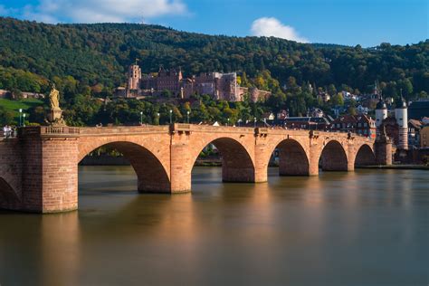 Heidelberg Old Bridge The View From Heidelberg In Germany Flickr