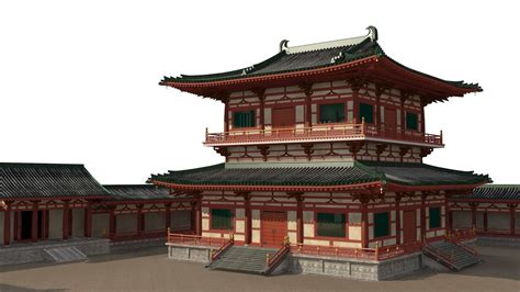 Chinese Palace 3d Model Cgtrader