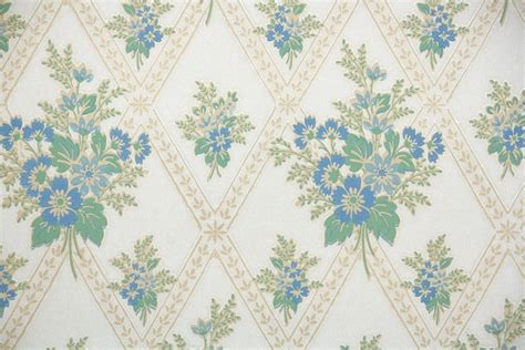 1930s Floral Vintage Wallpaper Hannahs Treasures