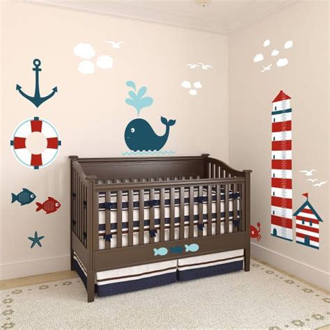 Nautical Theme Babys Bedroom Start The Love Of The Sea And Lakes