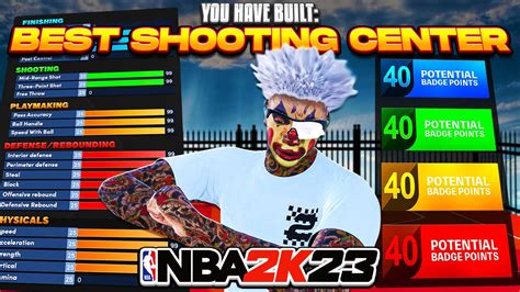 I Found The Best Shooting Center Build On Nba 2k23 Next Gen You Will