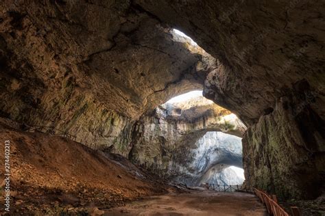 The Magic Cave Magnificent View Of The Devetaki Cave One Of The