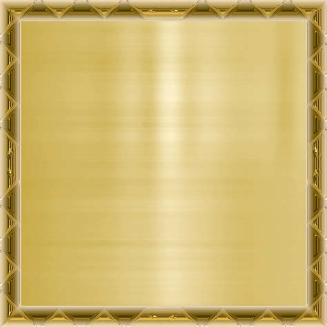 Large Gold Metal Background In Frame