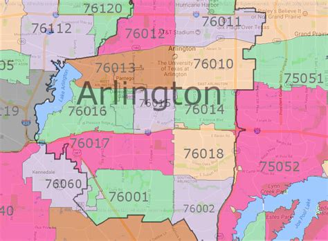 3 Best Arlington Tx Zip Code Map Options Arlington Texas