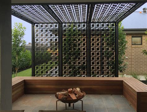 An insect and waterproof shading solution, the zip screen is fixed above your window exterior and is the perfect way to create shading inside your home, without the effort. Pergola/privacy screen made using decorative screens ...