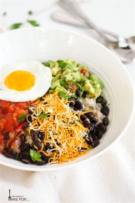 What should i have done? Mexican Breakfast Bowl with Oatmeal - What Should I Make ...