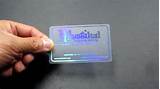 Clear Frosted Business Cards Pictures