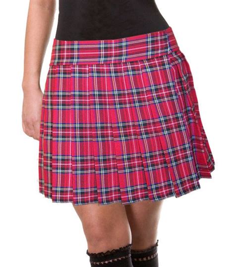 Long Skirt Pleated Plaid Redstewart Etsy Uk Long Plaid Skirt Plaid