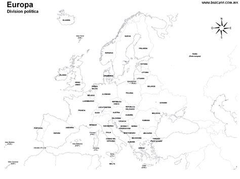 Pulso Digital Mapa De Europa Con Divisi N Pol Tica Con Nombres Gambaran