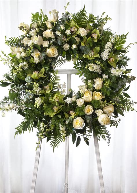 Funeral Standing Wreaths Robin Wood Flowers