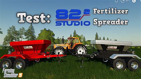 Fs19 Test 82`s Studio Fertilizer Spreader Farming Simulator 19
