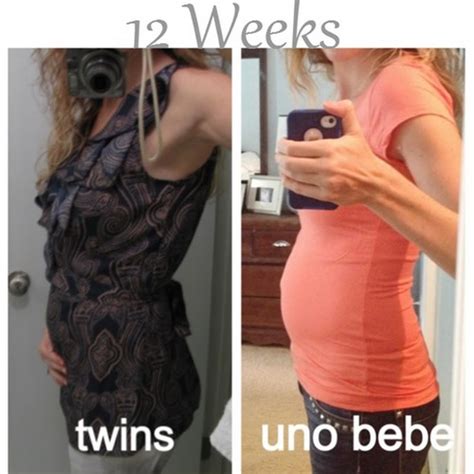 7 Week Pregnant Belly With Twins Pregnantbelly