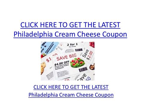 Philadelphia Cream Cheese Coupon Philadelphia Cream Cheese Coupon C