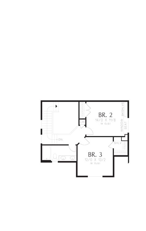 Cottage Style House Plan 3 Beds 25 Baths 1712 Sqft Plan 48 575