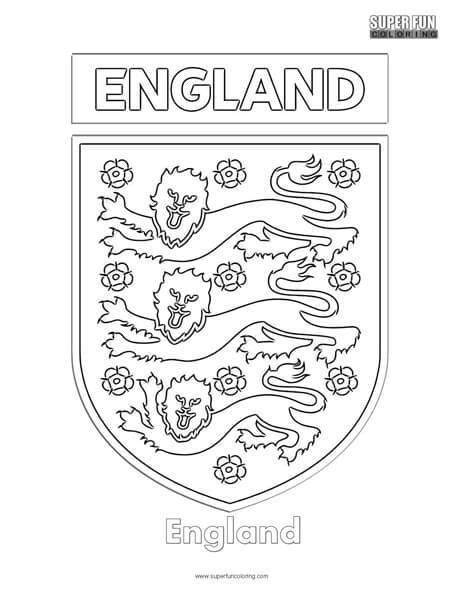 Beginning with alfred the great (who ruled from 871‒899) and ending with the reigning queen, elizabeth ii, this regal parade invites you to have fun coloring while you learn fascinating facts about thirty rulers who have played important roles in english history. England Football Team Badge Sketch Coloring Page