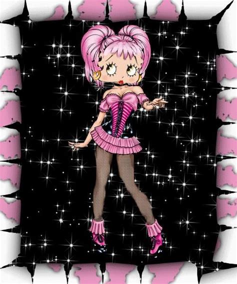 Betty In Pink And Black Punk Spider Web Fishnets Pink Haired Black
