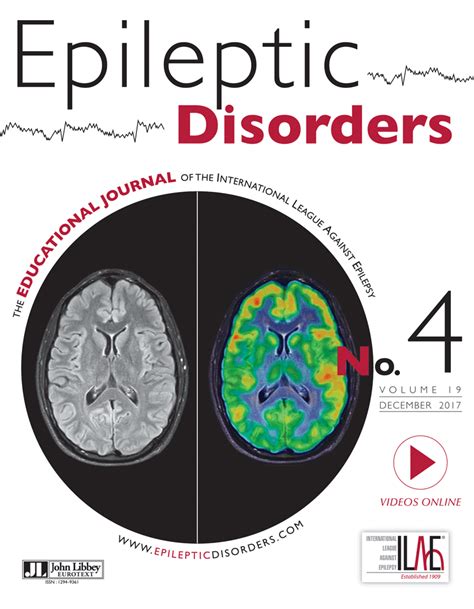 John Libbey Eurotext Epileptic Disorders Volume 19 Issue 4