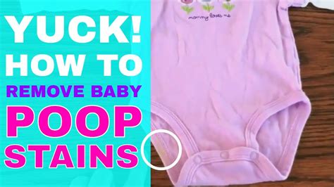 How To Naturally Remove Baby Poop Stains From Clothing Quick And Easy