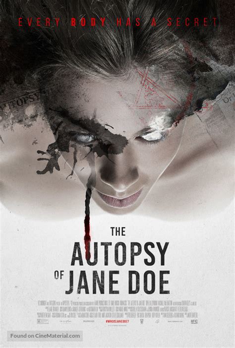 The Autopsy Of Jane Doe 2016 Movie Poster