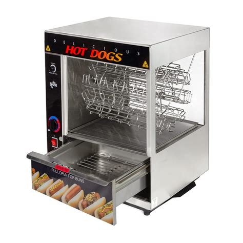 Star 175cba Hot Dog Broiler W 36 Franks And 32 Buns Capacity 120v Food