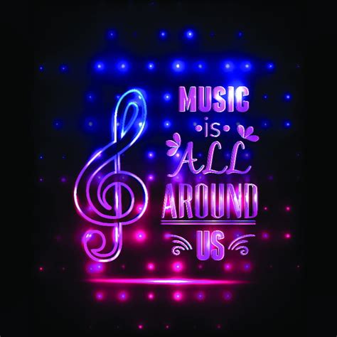Music Illustration With Typography Eps Ai Vector Uidownload